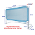Mini Grade de cama simples Azul Ninos - Imagem 4
