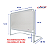 Mini Grade de cama Box Branca Ninos - Imagem 1