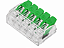 Bloco de Emenda Rapida 5 Polos 450V 32A para cabos até 4mm - Imagem 1
