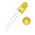 LED 5mm Difuso Amarelo Âmbar 585-590nm K0265 - Imagem 1