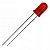 LED 5mm Difuso Vermelho 620-625nm K1227 - Imagem 2