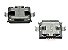 Conector Micro USB 5 PINOS 5S TIPO B DIP1.0 SMD K1458 - Imagem 1