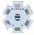 Placa MCPCB Estrela Para LED Cree XPE XTE K1945 - Imagem 1
