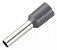 Terminal Tubular 1,5mm Simples Preto E1.5-8-BK - Imagem 1