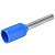 Terminal Tubular 2,5mm Simples Azul E2.5-10-BU - Imagem 3