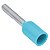 Terminal Tubular 0,25mm Simples Azul Claro E0.25-8-LB - Imagem 3