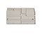 Tampa lateral plástica para borne de passagem DS2.5 cinza D-DS2.5-01P-11-00Z(H) - Imagem 3