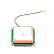 Antena de GPS patch ativo 28.3x28.3mm, cabo 7cm, conector pigtail - Imagem 1