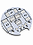Placa MCPCB para 3 LEDs 3535 RGB 20mm 3S anodo 12V 055111 - Imagem 1