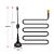 Antena Externa Rígida 5dBi 433MHz Cabo RG174 3m SMA Magnética K4281 - Imagem 3