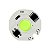Modulo LED COB 12W Verde Ciano 27mm 110V 127V K2843 - Imagem 2