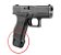 Prolongador Extensor Bumper Carregador Glock G42/G43 +4 Israelense - Imagem 1