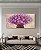 Quadro Decorativo Pintura em Tela Buquê  lilás Espatulado - Imagem 4