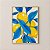 Quadro Decorativo Limoeiro Blue Botanic Pintura Para Sala - Imagem 2