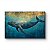 Quadro pintado à mão pintura em tela baleia no oceano - Imagem 3