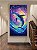Pintura em tela quadro baleia em oceano - Imagem 1