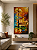 Quadro pintado a mão Bosque Iluminado impressionista - Imagem 1