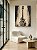 Quadro Guitarra Elétrica Preto e Branco – Estilo Les Paul - Imagem 1