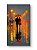 Pintura Casal Romântico quadro 100% feito a mão - Imagem 3