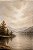 Pintura em tela quadro paisagem de montanhas feito a mão sob encomenda - Imagem 1