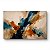Quadro Abstrato Moderno Texturizado – Composição Orgânica em Azul Petróleo e Terracota | Pintura 100% Feita à Mão - Imagem 1