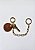 Chaveiro 'Charm' Corrente e Chave - Imagem 1