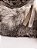 Bolsa Furrrr Pelo Coelho Cinza Zíper - Imagem 7