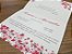 Convite de casamento barato floral com pérola - Imagem 2