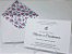 Convite de casamento com envelope floral - Imagem 1