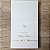 Convite casamento Oferta minimalista branco - Imagem 4