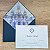 DUPLICADO - Convite casamento azul serenity forrado - Imagem 1