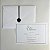 Convite Casamento classico branco 20x29cm - Imagem 3