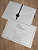Convite Casamento classico branco 20x29cm - Imagem 2