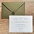 Convite Casamento com lacre verde oliva - Imagem 3