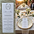Menu de casamento simples (cardápio de mesa) - Imagem 2