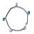 PULSEIRA DE AÇO DELICADA  MODA TIFFANY ROSÊ - Imagem 1