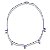 COLAR CHOKER AÇO CIRÚRGICO 316L LILÁS E ROSA - Imagem 1