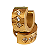 BRINCO ARGOLINHA TIC TAC AÇO COM OURO 18K RADIANCE - Imagem 1