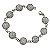 PULSEIRA DE AÇO CIRÚRGICO DRUZA CLASSIC WHITE - Imagem 1