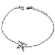 Pulseira de Prata com Ouro Branco Borboleta de Luz - Imagem 1