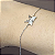 Pulseira de Prata com Ouro Branco Borboleta de Luz - Imagem 4