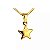 Colar de Aço com Ouro Estrela - 04817 - Imagem 1