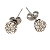 BRINCO EM AÇO 316L ANTIALÉRGICO BOLINHA CRISTAIS SWAROVSKI - 6MM - Imagem 1