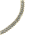 Colar Riviera Aço com Ouro 18k Ponto de Luz - Imagem 6