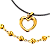 Colar Love Duo em Aço com Sobreposição de Ouro 18K - Imagem 3