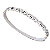 Bracelete de Aço Cirúrgico Brilho do Amor Infinito - Imagem 1