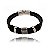 PULSEIRA MASCULINA DE COURO MAGNUM EM AÇO INOX 316L - 09451 - Imagem 1