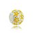 BERLOQUE DE PRATA BEADS FLORAL MARGARIDA AMARELA - 08842 - Imagem 1