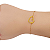 Pulseira em Aço Cirúrgico com Ouro Coração Latente - Imagem 3