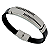 Pulseira Masculina de Aço Foco e Força - Imagem 1